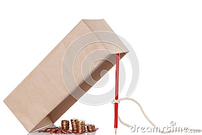 Money trap, fraud concept Stock Photo