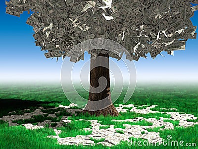 Money Tree Stock Photo