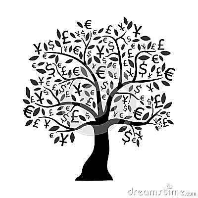 Money tree Stock Photo