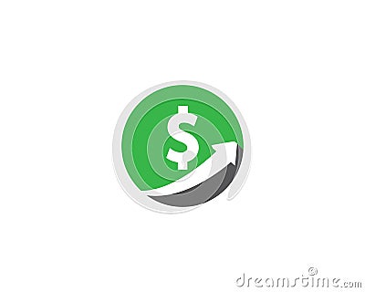 Money vector icon Vector Illustration