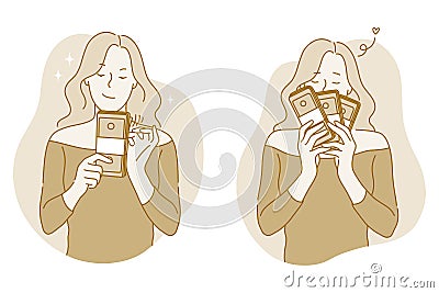 Money, wealth, jackpot concept Vector Illustration