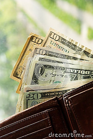 Money in your wallet Stock Photo