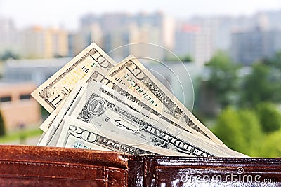 Money in your wallet Stock Photo