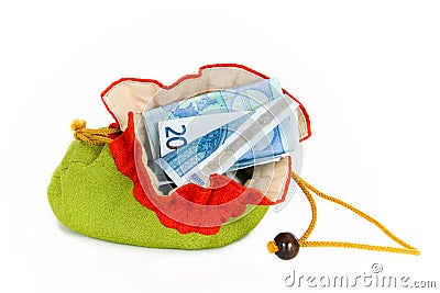 Moneybag Stock Photo