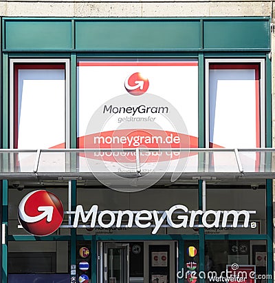 MoneyGram Editorial Stock Photo