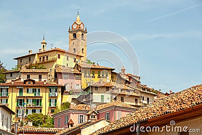 Monforte d`Alba Stock Photo