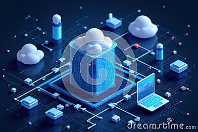 MongoDB Infrastructure Representation Stock Photo