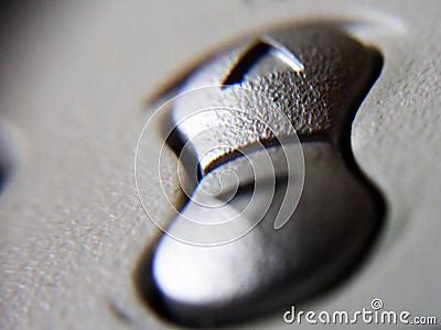 Monitor buttons Stock Photo