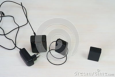 Monitoring system with an electronic bracelet. Penalty control gadget. Restriction of liberty and house arrest Stock Photo