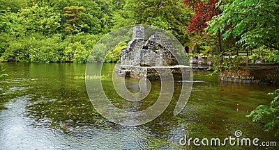 Monk's fishing house at Cong Abbey Stock Photo