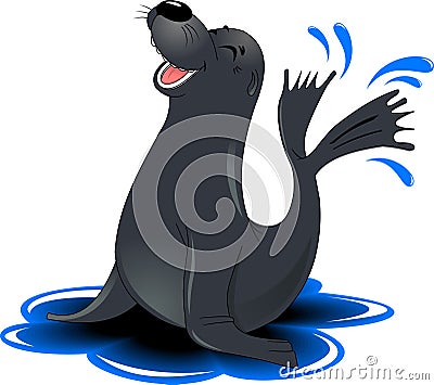 Monk seal Stock Photo