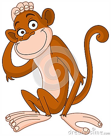 Monkey Vector Illustration