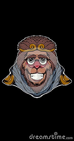 Monkey king wukong Stock Photo