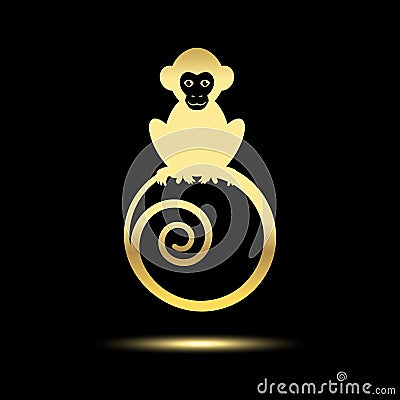 Monkey logo Vector Illustration