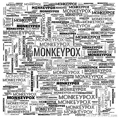 Monkey pox Outbreak Header Background. Africa Stock Photo