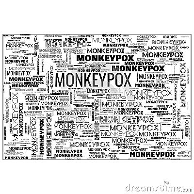 Monkey pox Outbreak Header Background. Africa Stock Photo