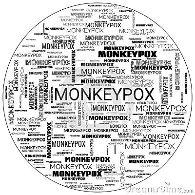 Monkey pox Outbreak Header Background. Africa Stock Photo