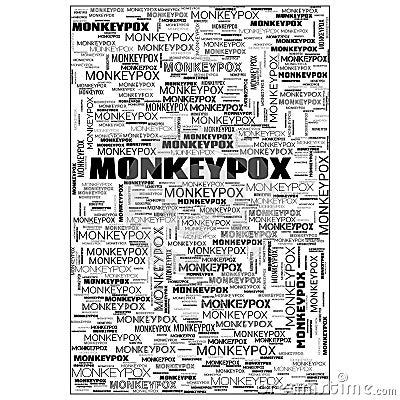 Monkey pox Outbreak Header Background. Africa Stock Photo