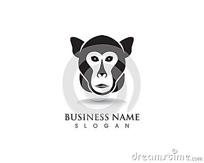 Monkey symbol logo and symbol Stock Photo