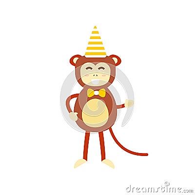 Monkey vector illustration. Vector Illustration