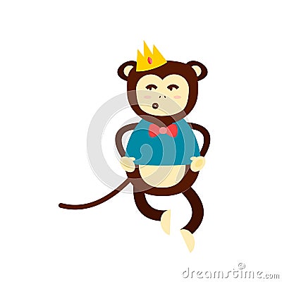 Monkey vector illustration. Vector Illustration