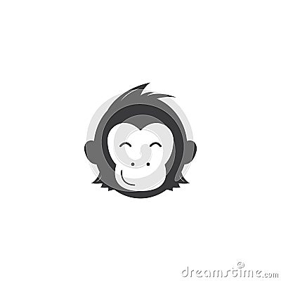 monkey vector logo design Stock Photo