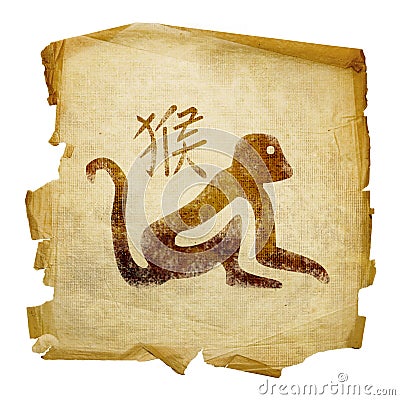 Monkey Zodiac icon Stock Photo