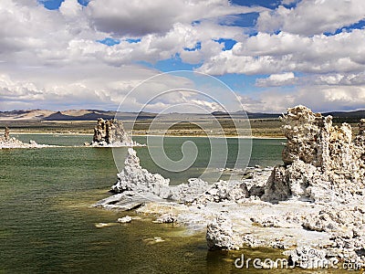 Mono Lake Rocks, California USA Stock Photo