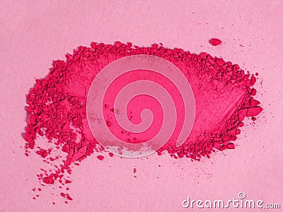 Monochromatic rose pink makeup texture. Stock Photo