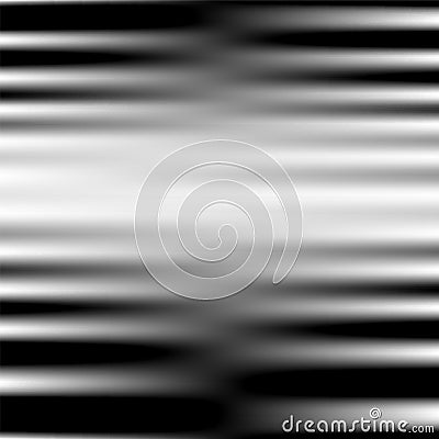 Monochrome Blurred Pattern Gently Shimmering from dark to light Tones Create Visual Volume Effect. Abstract Horizontal Backgroun Vector Illustration