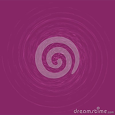 Monochrome cyclic, cycle concentric rings. revolved spiral, vortex, whorl. abstract circular, radial loop shape, element Vector Illustration