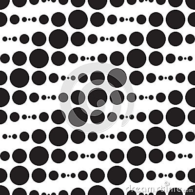 Monochrome Geometric Pattern Vector Illustration