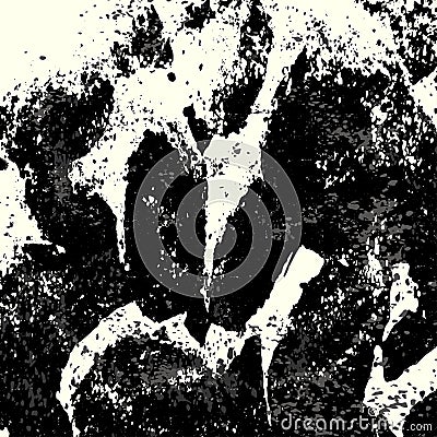 Monochrome graffiti grunge texture Cartoon Illustration