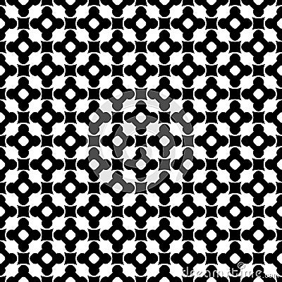 Monochrome seamless pattern, ornament texture Vector Illustration