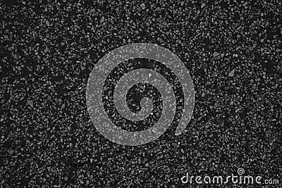 Monochrome Texture of black rubber floor on playground. Ethylene Propylene Diene Monomeror EPDM Stock Photo