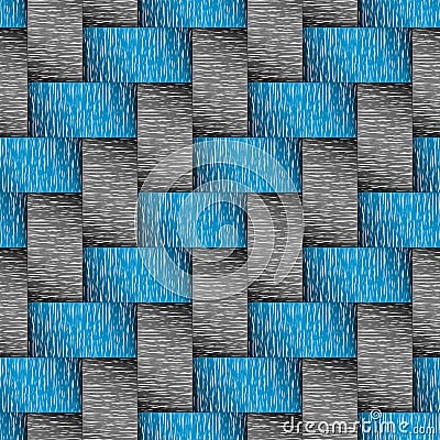 Monochromes and blue tone abstract seamless background on vector art. Vector Illustration