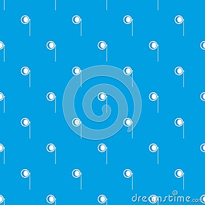 Monocle pattern seamless blue Vector Illustration