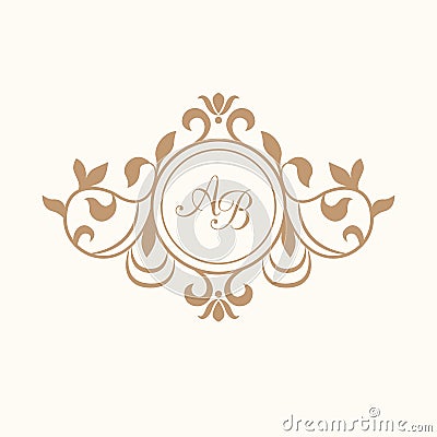 Monogram Vector Illustration