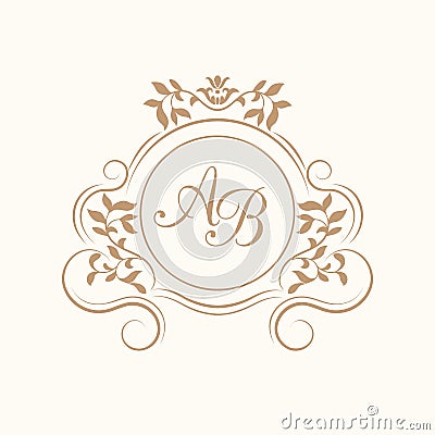 Monogram Vector Illustration