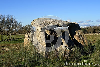 Monolithic Dolmen Stock Photo