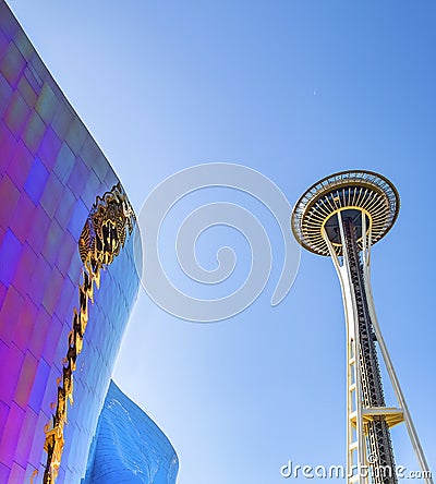 Monorail, Museum of Pop Culture, Seattle Editorial Stock Photo