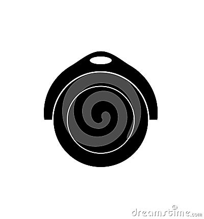 Monowheel icon. Electric vehicle unicycle simple vector illustration Vector Illustration