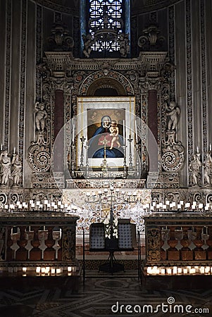 View of Chapel of Holy of Holies Editorial Stock Photo