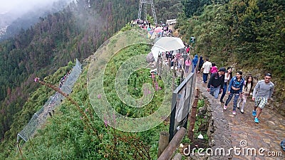 monserrate's congregation road Editorial Stock Photo