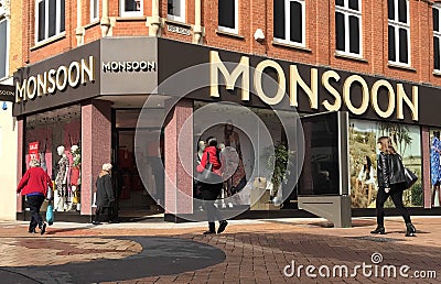 Monsoon store Editorial Stock Photo