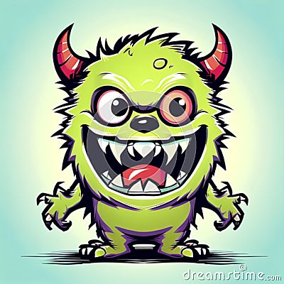 monster cute design cartoon illustration Cartoon Illustration