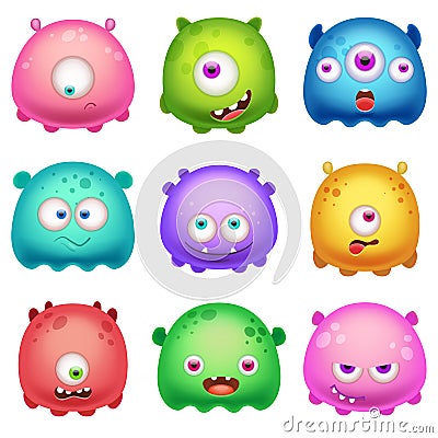 Monsters Vector Illustration