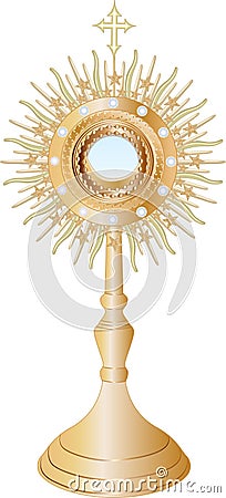 Monstrance Vector Illustration