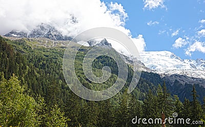 Mont Blanc, Rhone-Alpes, France Stock Photo