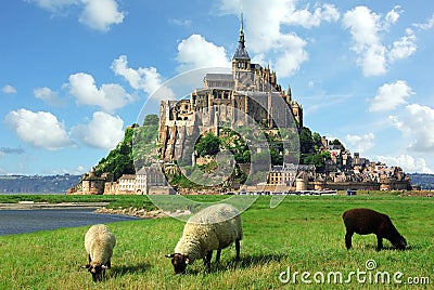 Mont Saint Michel Stock Photo